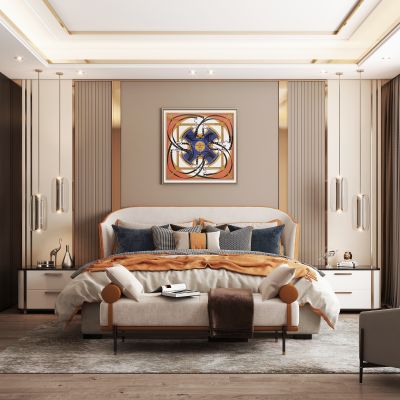 现代卧室