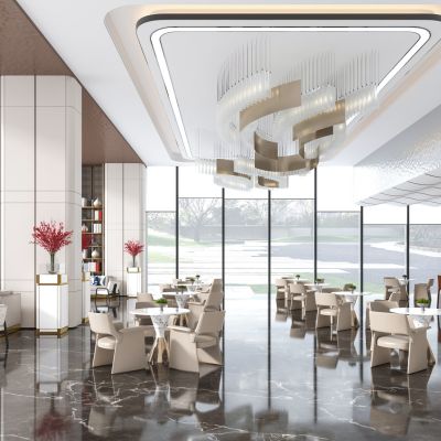 现代售楼处洽谈区