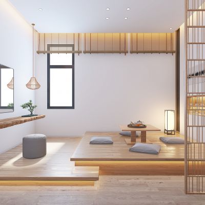 日式榻榻米茶室