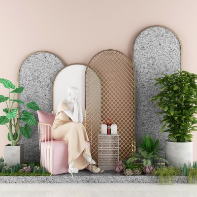 现代女装服装模特