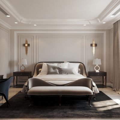 简欧式美式卧室