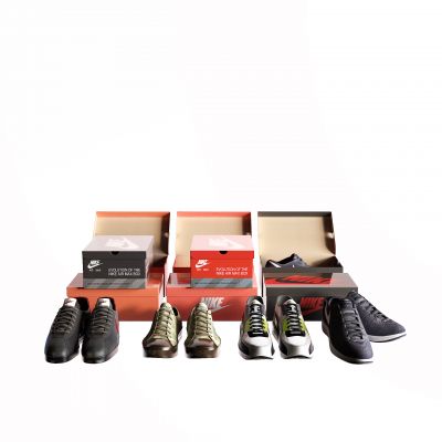 现代鞋子 运动鞋 鞋盒