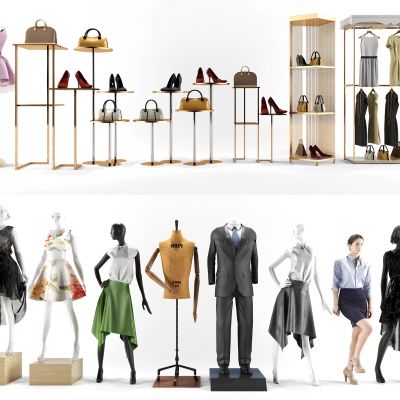 现代人物女装男装