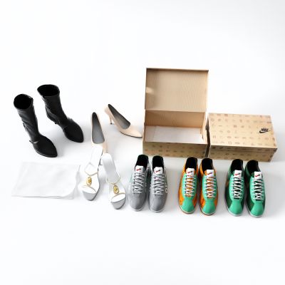 现代鞋子 高跟鞋 包装盒