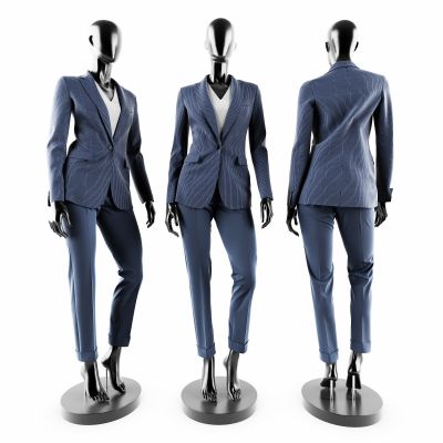 现代男装女装正装服装模特