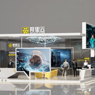 现代工业美陈展厅