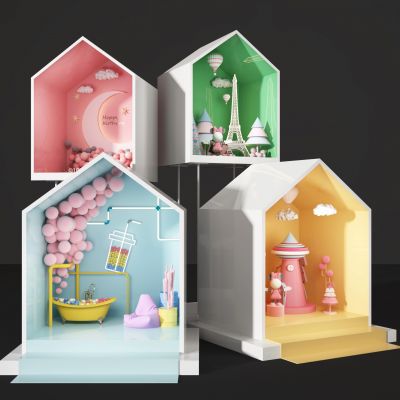 现代美陈装饰品摆件