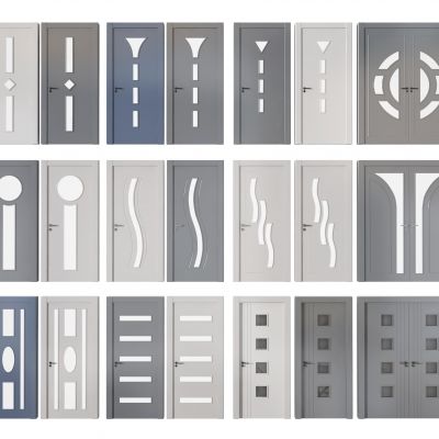 现代简约风房门大门