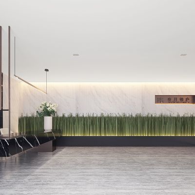 现代售楼处服务台