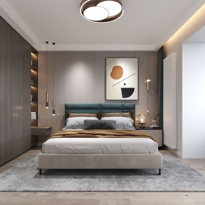 现代卧室