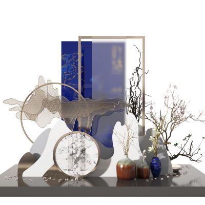 现代陈列区展示品