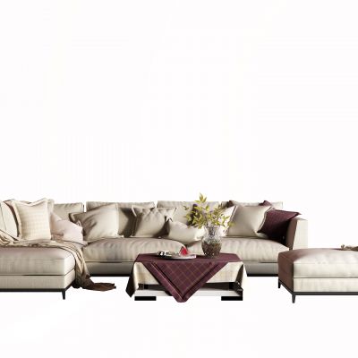 现代转角沙发 布艺沙发