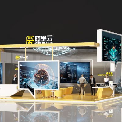 现代工业美陈展厅