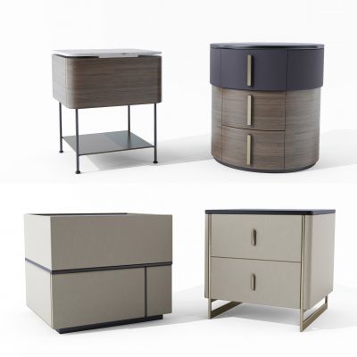 北欧新中式轻奢床头柜