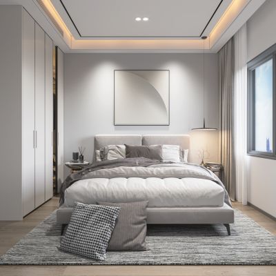 现代卧室