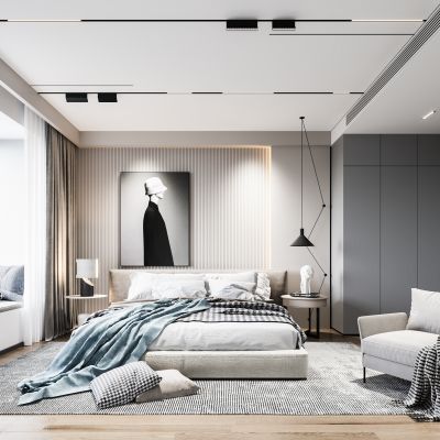 现代卧室