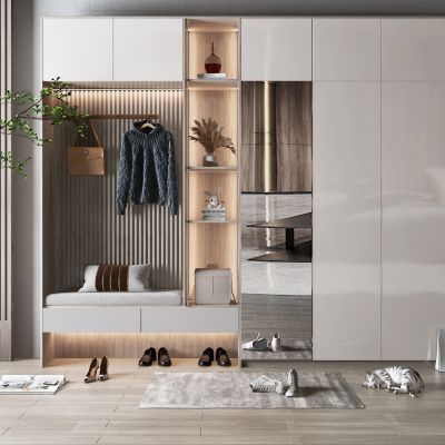 现代玄关鞋柜