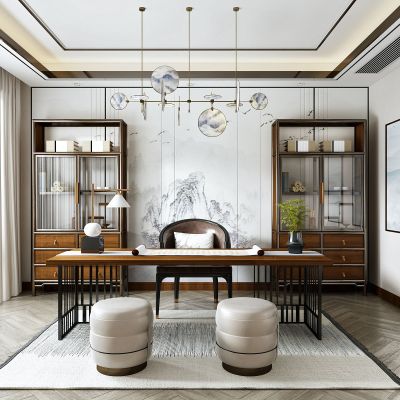 新中式书房
