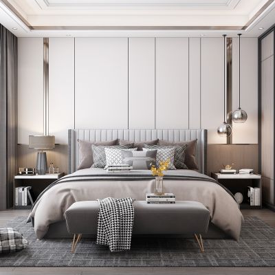 现代轻奢卧室