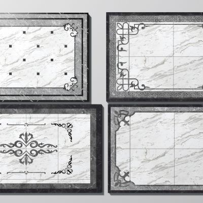 新中式大理石拼花瓷砖
