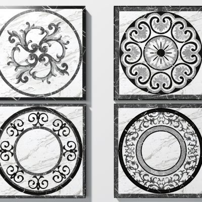 欧式方形大理石石材拼花