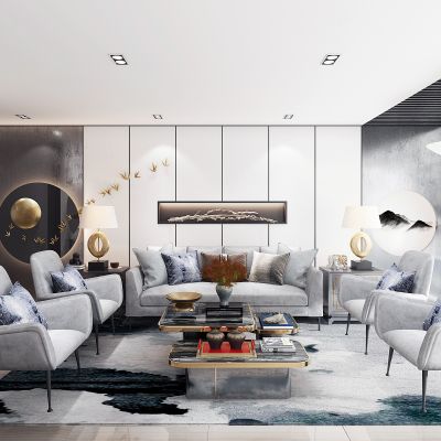 新中式轻奢客厅