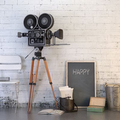 工业风老式摄像机