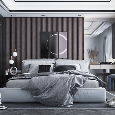 现代轻奢卧室