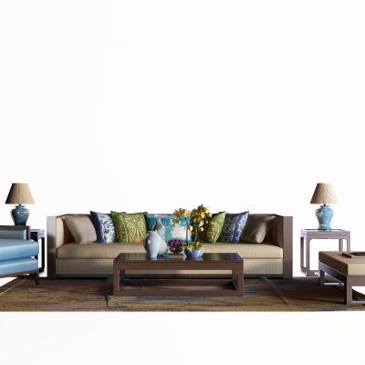 中式沙发 实木沙发