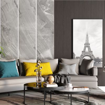 后现代布艺沙发