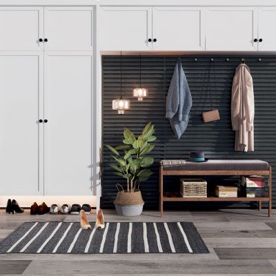 北欧入户多功能鞋柜