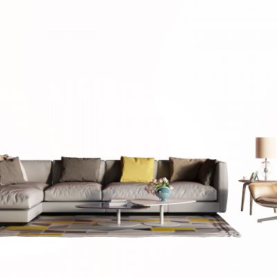 现代布艺沙发 转角沙发