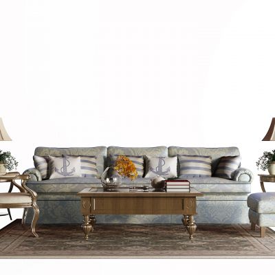 美式沙发  布艺沙发