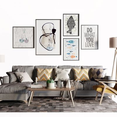 北欧布艺沙发 转角沙发