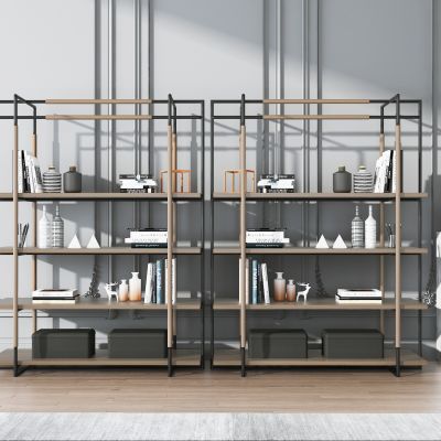 现代书架装饰架