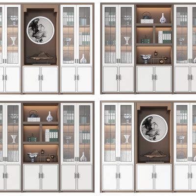 新中式书柜