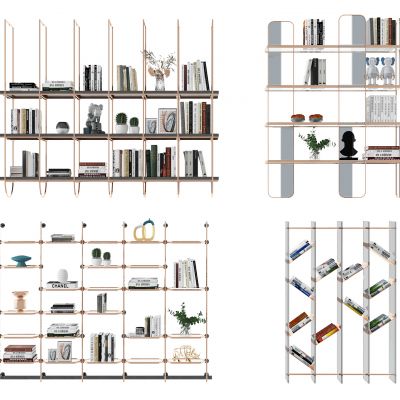 现代金属装饰架