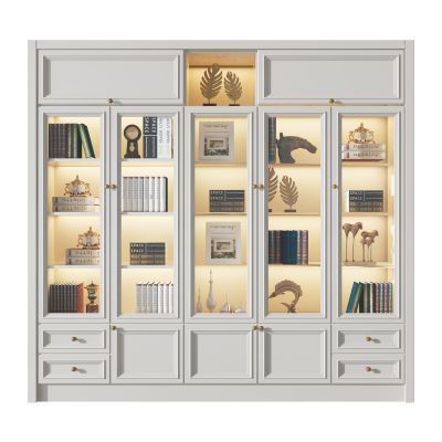 欧式简约书柜