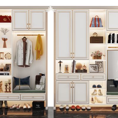 简欧轻奢鞋柜