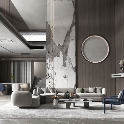 现代轻奢风格客餐厅