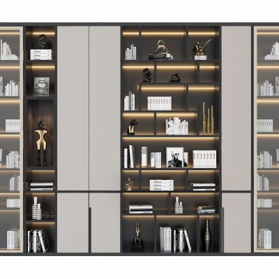 现代书柜装饰柜