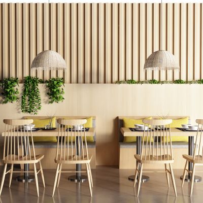 新中式餐桌 卡座