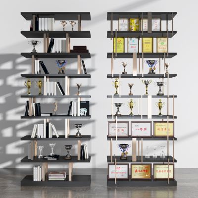 现代荣誉展架