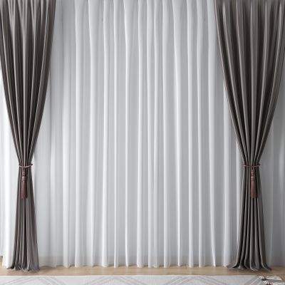 现代窗帘 纱帘