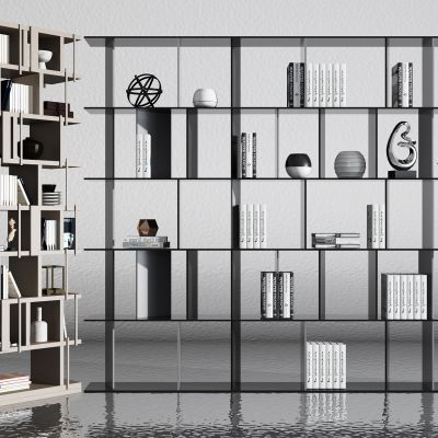 现代简约书架