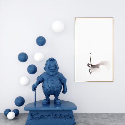 现代人物雕塑摆件