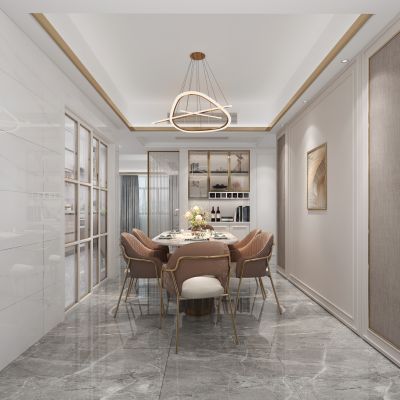 简欧家居餐厅