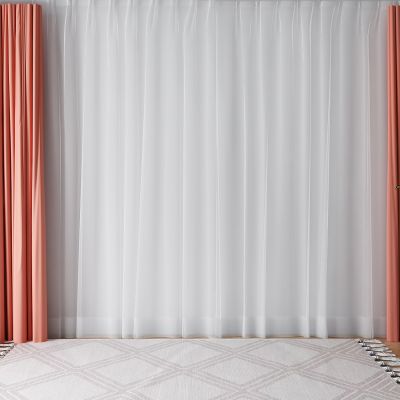现代窗帘 纱帘