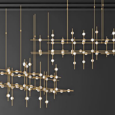 现代阵列球形装饰吊灯