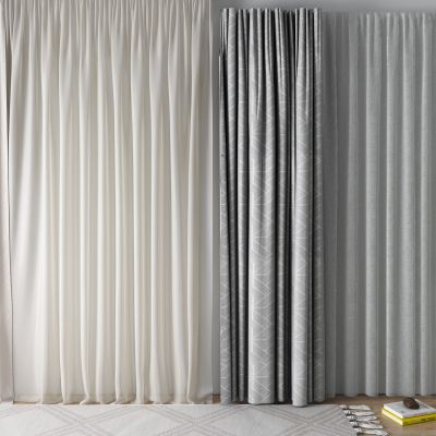 北欧窗帘 沙发 地毯